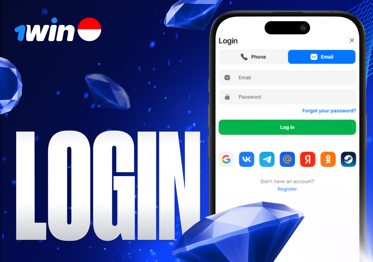 Fast login and registration to start playing on 1win Indonesia